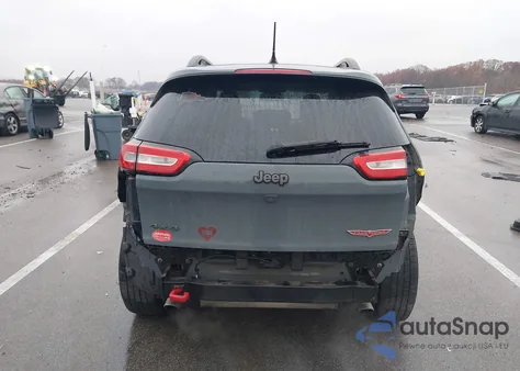 2015 Jeep Cherokee Trailhawk z USA, uszkodzony, nr VIN 1C4PJMBS2FW502760